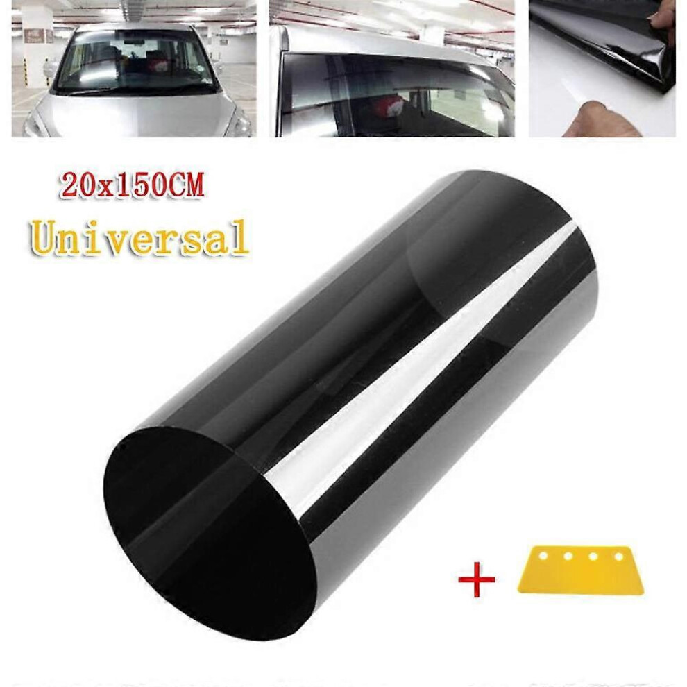 Sun Visor Strip Tint Film 5% Vlt For Car Windshield Anti-Uv Shade Compatible With General Models 6933168080918