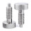 M8 Stainless Steel Spring Plunger with Quick-Release Locking and Knurled Handle 1