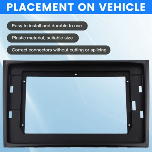 2Din 10.1 Inch Car Frame Fascia Adapter Canbus Box Decoder Android Radio Dash Fitting Panel Kit for  XC90 2003-2014