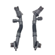 2PCS Crankcase Vent Hose Left&Right For- 550I 650I 750I 750Li B7 X5 X6 N63 11157646086 11157646087