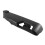 Seat Side Outer Guard Frame Trim Panel Compatible with Volvo XC90 S60 XC70 S80 V70 2005-2014 Front Left Black Plastic 2