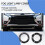 2PCS New Front Fog Light Lamp Black Cover Frame 6400A739 for  Outlander 2007 2008 2009 3