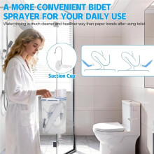 2,5-Liter-Tragbares Elektrisches Bidet, Wiederaufladbar, Handbrause für die Persönliche Hygiene, Reinigung, Reise- und Campingbidet