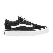 (11 UK Child, Black/White) Vans Childrens/Kids Ward Canvas Trainers