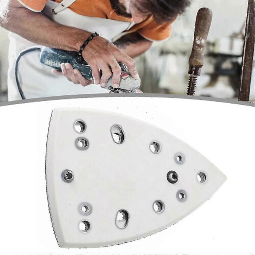 Triangular Sanding Pad for DTS 400/DS400 REQ Sander, 7-Hole Polishing Disc, PU & Nylon Backing 2