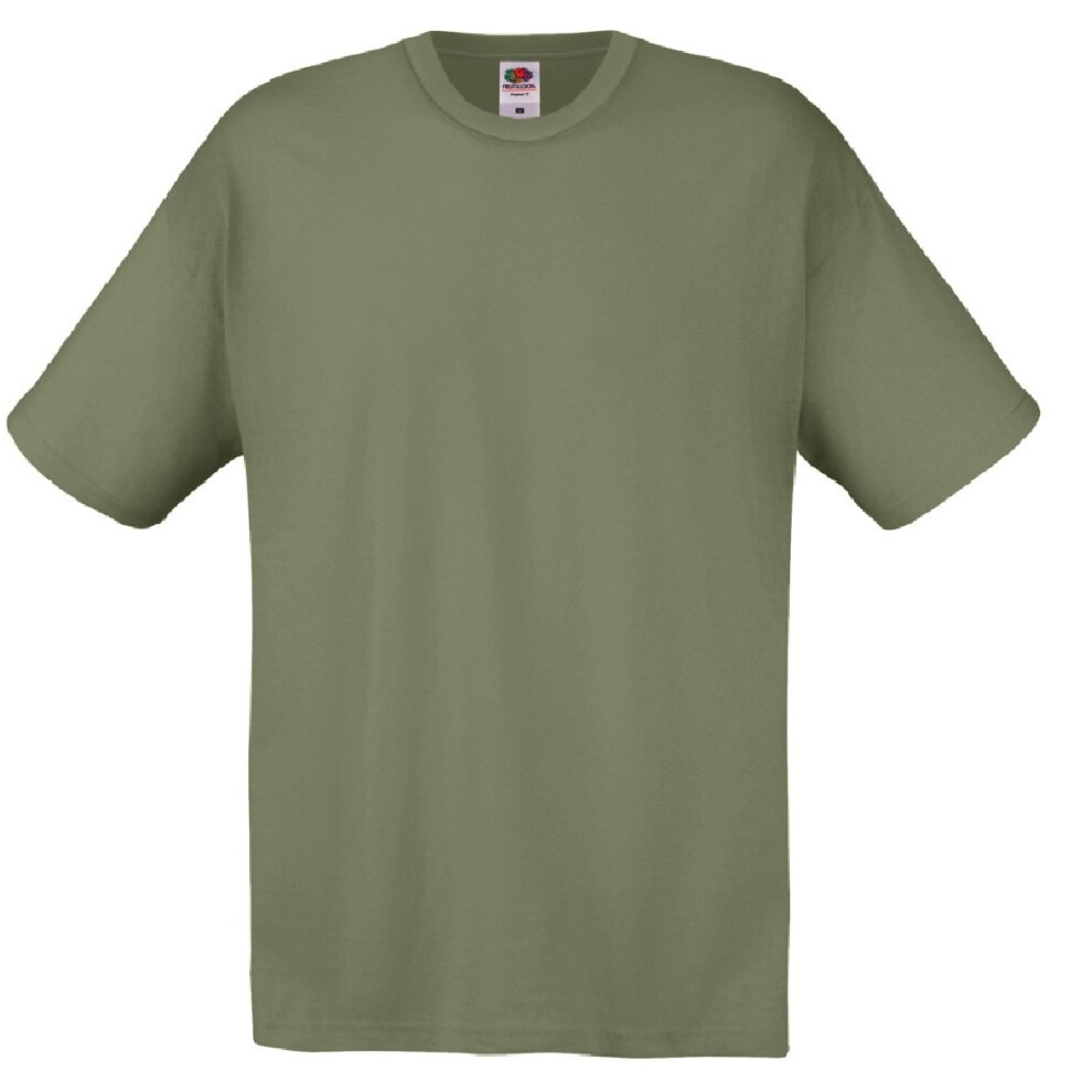 Fruit Of The Loom (L, Classic Olive) Mens Original T-Shirt