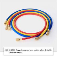 AC Manifold Gauge Set for R134a R12 R22 R502 Refrigerants, Automotive AC Gauge Set, Precision Refrigerant Gauge Kit