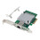 PCIe 4.0 AQC113 10 Gigabit Ethernet-Kort PCI-E X4 Nätverkskortadapter Som Stöder Server/Dator/NAS 1