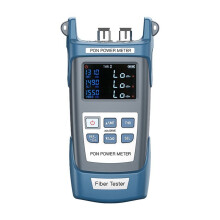 AUA-350U SCUPC PON Optical Power Meter FTTX/ONT/OLT 1310/1490/1550nm Handheld PON OPM Fiber Optic Cable Testing Tool