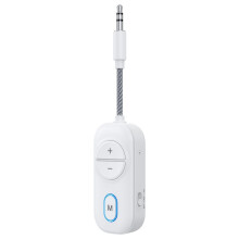 5.5 Audio Transmitter Receiver 3.5MM AUX Wireless BLE Adapter Hifi Stereo Music with Mic for Car Airplane TV