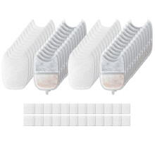 24 Ersatzfilter und Schwämme für Apetdola FS10PRO Katzenbrunnenfilter (135 Fl Oz/4 L)