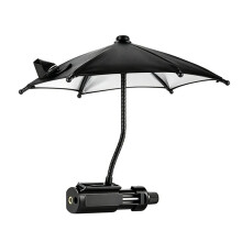Strong Clip Phone Umbrella for Sun, Outdoor Phone Sun Shade Shield with Rotatable Angle Tanning Shade Cover for Phone