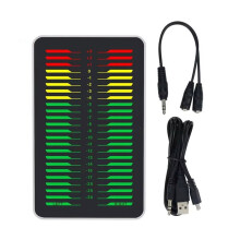AK_DB24D_PRO Dual Channel LED Music Level Music Spectrum Display DIY Audio Visualizer Meter for Amplifier Speaker