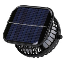Portable Solar Powered Fan Solar Fan Replacement Rechargeable Portable Solar Fan for Outdoor Camping Fishing