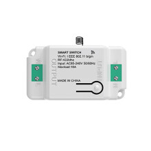 Interruptor Inteligente WiFi Tuya RF 433MHz con Control Remoto para Encendido/Apagado, Módulo Interruptor de Luz Inalámbrico con Aplicación Life