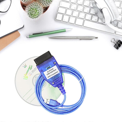 KDCAN diagnosekabel compatibel met E-serie OBD2-scanner IN-PA USB-interface 1