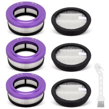 Kit de Remplacement de Filtre HEPA pour Aspirateur Anyson Stars 5 45 000 Pa/550 W/70 Min, Filtre Lavable et Réutilisable