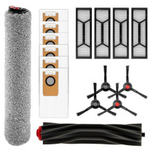 (Confezione da 16) Kit di Ricambi per Aspirapolvere Robot Omni S1 Pro, Include Spazzole, Panno, Sacchetti e Filtri