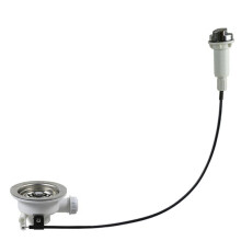 114 mm Skålformad Bordskontroll, Avloppsfilter, Vattenlås, Avloppsfilter med Överfyllning, Avloppsfilter, Uppsamlingsplugg, Avloppsavlopp