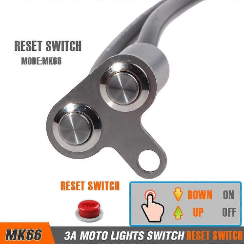 Motorcycle Switch ON-OFF Handlebar Mount Waterproof 12V Headlight Compatible with ElWork 1