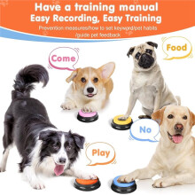 Dog Buttons for Communication,Talking Buttons for Dogs,30 Seconds Dog Buttons for Pet Sound Training Toy