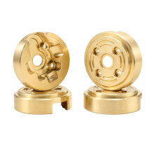 4pcs Brass Portal Axle Counterweight Balance Weight for 1/18 H18P RC Crawler Car Parts