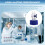 GL45 Safety Cap Feeding Buffer Cover Fermentation Reactor Tank Sampling Waste Liquid Bottle Cap with  Valve 4