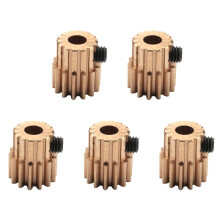 5PC Model Auto 14T Motor Gear 0.5M Modulo R86044 Pignoni In Metallo per RGT 86100 1:10 Accessori per Auto RC