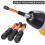 10 Pieces Bit Set,  Drill Bit Set Length, Magnetic 1/4'' Hex Shank Screwdriver Bit, TA12-30 7