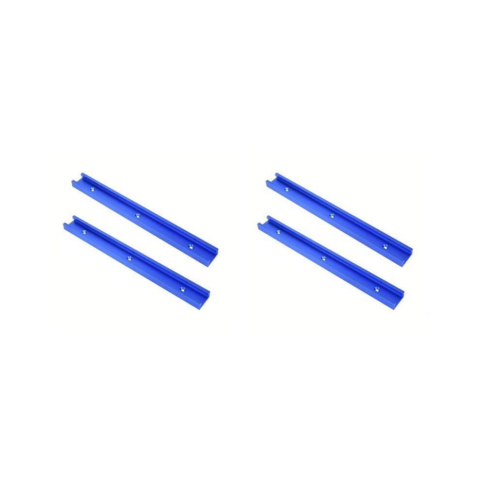 4Pcs 30 Type T-Track T-Slot Miter Track Jig Fixture Slot Connector Woodworking Chute Rail Carpentry Tools 40Cm 6031828923305