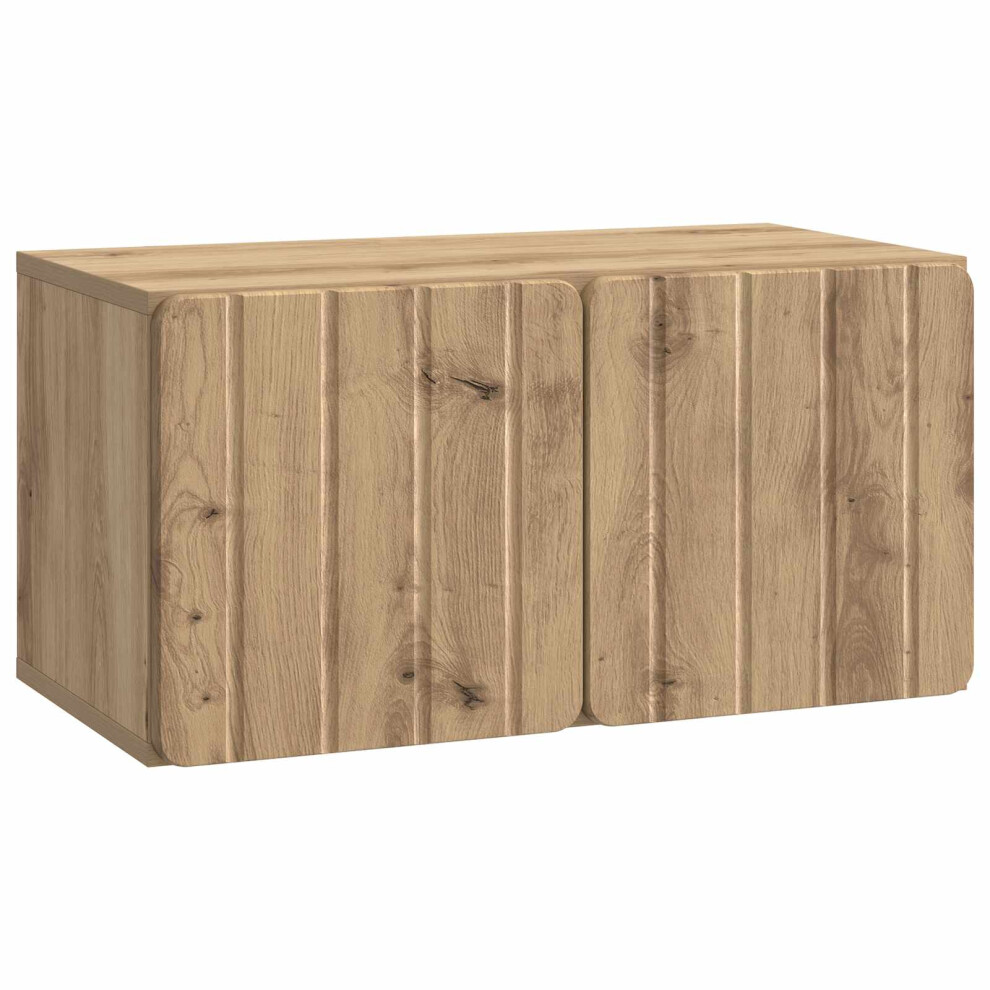 Vidaxl Wall-Mounted Tv Cabinet Artisan Oak 59.5 X 31 X 30 Cm