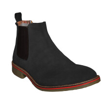 (11 UK, Black) Roamers Mens Casual Gusset Boots