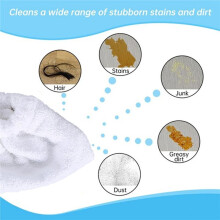 15PCS Microfiber Cloths for SC1 SC2 SC3 Handheld Steam Cleaners Accessories Reusable Washable Steam Cloth Pads