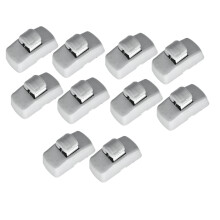 10Pcs for Fabia 6Y Octavia A4 A5 1U 1Z Superb B5 3U 3B0857561B Gray Front Sun Visor Sunvisor Hook Clips Bracket