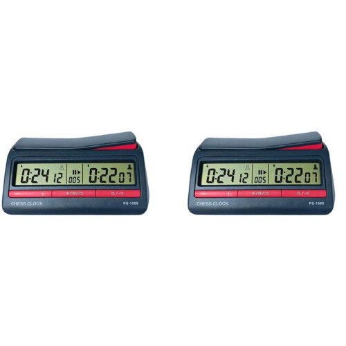 2X Professional Advanced Chess Digital Timer Chess Clock Count  Down Board Game Clock PS-1688 1