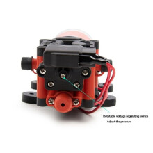 SEAFLO 12V Marine-Wasserdruck-Membranpumpe 100PSI 6,9BAR 5,1LPM Selbstansaugende Pumpe für Boote, Wohnmobile, Yachten und