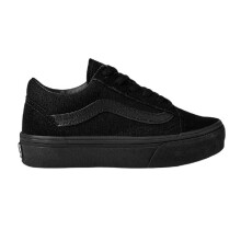(2 UK, Black) Vans Childrens/Kids Old Skool Suede Trainers