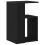 VidaXL vidaXL Side Table Black Oak 36 x 30 x 56 cm Engineered Wood 4