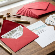 100 Enveloppes 16x11cm pour Cartes Postales, Coffrets Cadeaux, Messages, Invitations, Papeterie de Mariage, Cartes de Vœux A