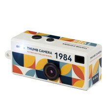 Thumb Keychain Camera 0.96 Inch Flip Screen Retro CCD Digital Camera 1080P Very Small Camcorder Video Recorder B