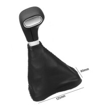 Car AT Car Gear Shift Knob Gaitor Shifter Lever Gear Stick Knob Leather Cover for Bora