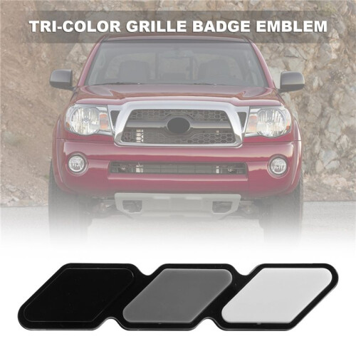Tri-Color Front Grille Badge Emblem for  Tacoma 4Runner Highlander