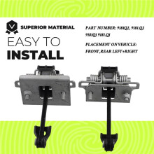 1Pair Front+Rear Door Hinge Stop Check Strap Limitery 9181Q1 9181Q2 9181.Q2 for 3008 5008 09-2016 DS5