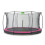 EXIT TOYS EXIT Silhouette Ground Trampoline 12ft with Safety Net – Pink 9