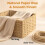 Woven Storage Baskets for Organizing,Rectangular Wicker Nesting Baskets for Shelves, Bathroom, Pantry, Closet, Kitchen 3