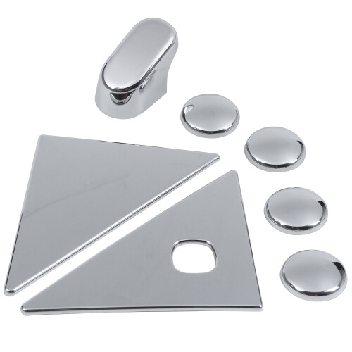 Pcs Chrome Rear Window Trims for  Land  Prado  150 Accessories 1
