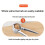 2PCS Nutcracker Tool with Non-Slip Handle Multifunction Walnut and Pecan Cracker Nut Opener for Chestnuts Walnuts 7