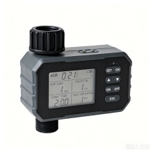 Minuterie D'Arrosage Solaire Intelligente Rechargeable avec Capteur de Pluie pour Arrosage Automatique Du Jardin, de la Pelouse et de la Cour