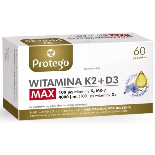 Salvum Protego Witamina K2 + D3 Max 60 Kaps.