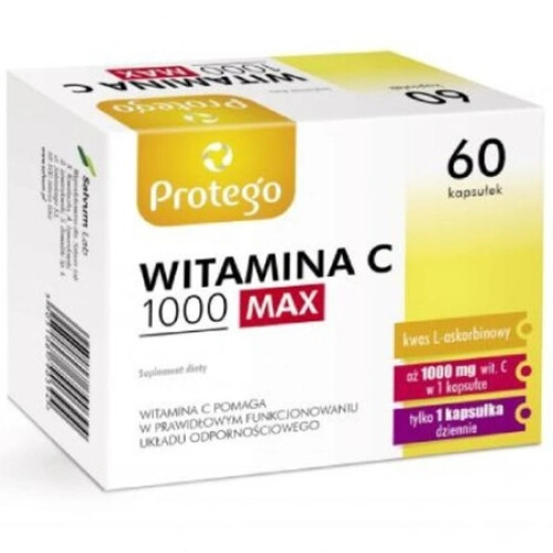 Salvum Protego Witamina C 1000 Max 60 Kaps.